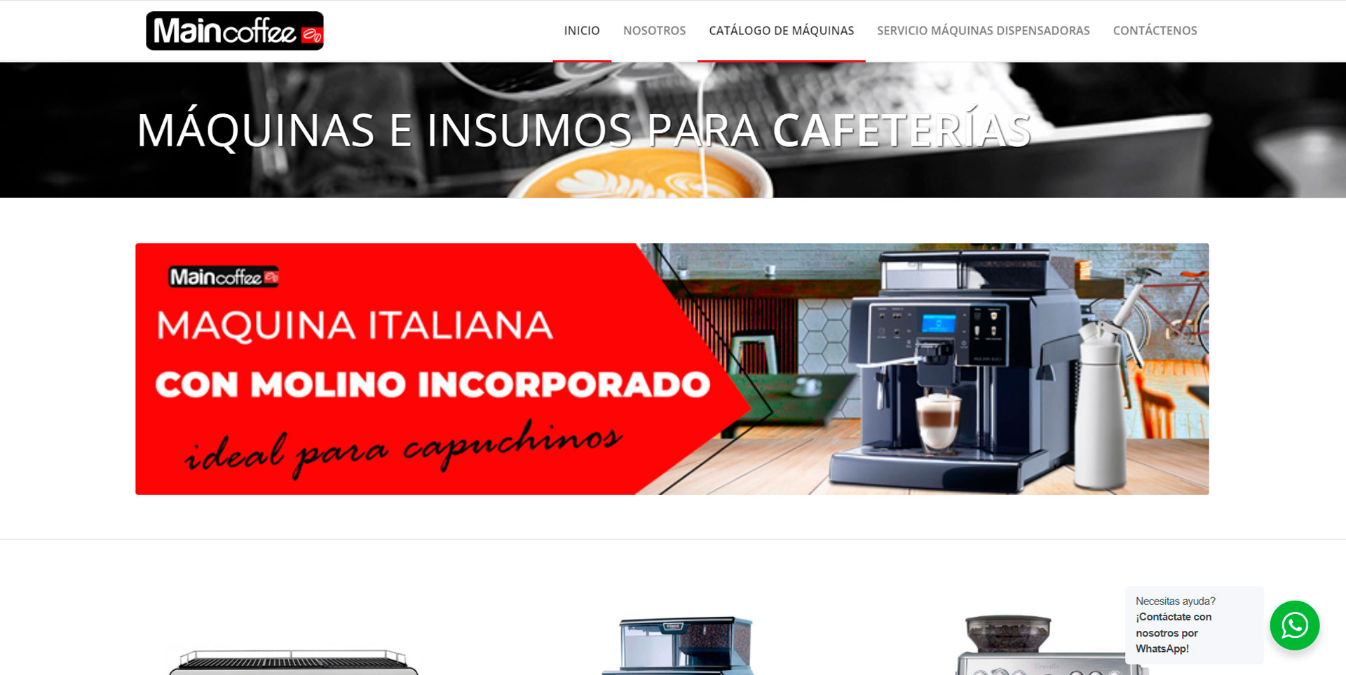 MainCoffee- Maquinas de Café y Servicio Vending